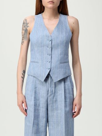 Tagliatore Gilet in lino e cotone gessato Tagliatore