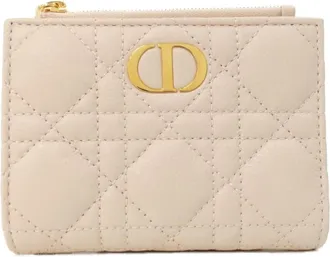 Dior Pink Leather Wallet (Bi-Fold) (Pre-Owned)