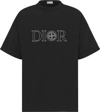 Dior Dior x Stone Island T-Shirt Black 493J638B0554-C980