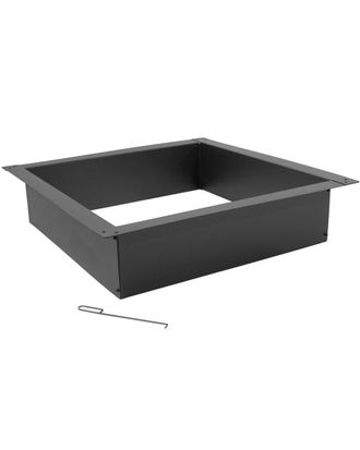 Sunnydaze Square Heavy-Duty Fire Pit Rim Liner