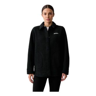 Columbia Fitness, Dames, Zwart, XS, Polyester, Panorama Sherpa Fleece Shirt Jacket