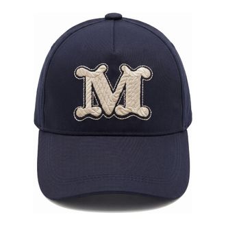 Max Mara Ribaldo Baseball Cap - female - Max Mara - Hats & Caps - Blue - 57 CM - Accessories