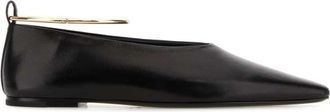 Jil Sander Ballerina - Dames - Ballerinas - Zwart - 37 EU - Leer - Schoenen