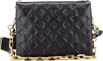 Louis Vuitton Coussin Bag Monogram Embossed Lambskin PM crossbody bag - Nero