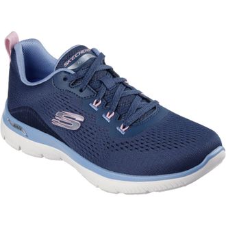 Skechers Arch Fit Summits Polyester Dames Sneakers Navy/Lichtblauw