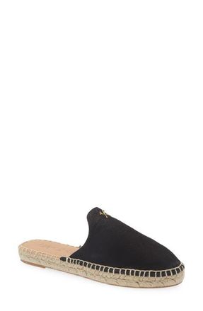 G/Fore Metal Tees Nubuck Espadrille Mule in Onyx at Nordstrom, Size 11