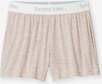 Tommy John Second Skin Short Womens Dove Heather Stretch Sleepwear NWO174