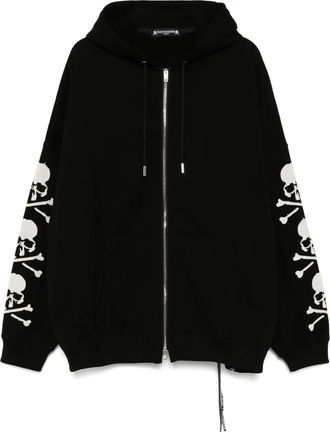 MASTERMIND WORLD Felpa con cappuccio e zip - Nero