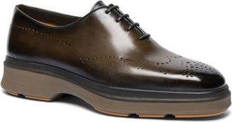 Santoni Easy Oxford in Dark Brown at Nordstrom, Size 8