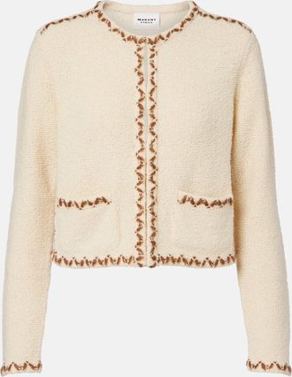 Isabel Marant Rochelle wool-blend tweed cardigan