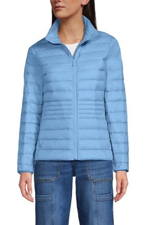 Lands End Wanderweight Ultralight Packable Down Jacket in Bermuda Blue at Nordstrom, Size X-Large P