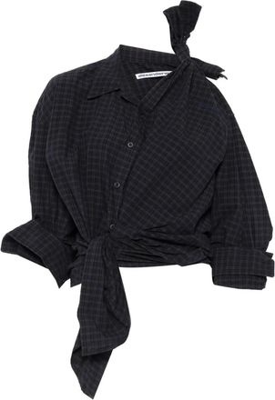 Alexander Wang Camicia con nodo - Blu