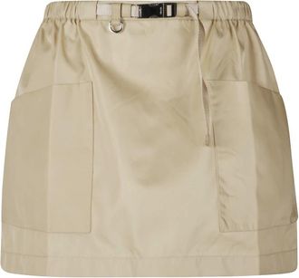 Prada Rokken, Dames, Geel, M, Short Skirt