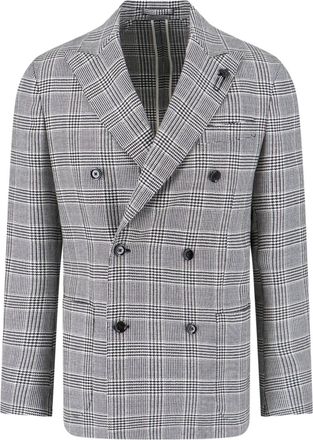 Lardini Blazer met dubbele rij knopen - Grijs