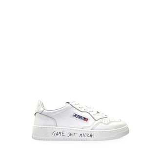 Autry Match Slogan-print Sneakers