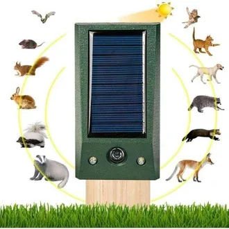 OEM Repellente Per Animali A Ultrasuoni, Dispositivo Repellente Per Conigli Ad Energia Solare, Repellente Solare Per Animali Che Respinge Efficacemente Ce