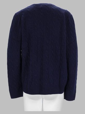Polo Ralph Lauren Cable-Knit Wool and Cashmere Cardigan - Navy