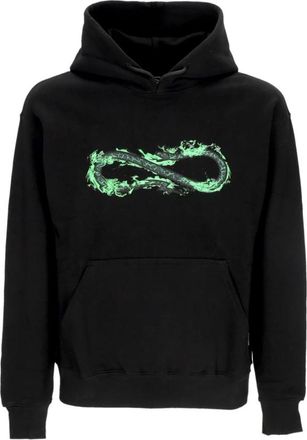 PROPAGANDA Zwarte hoodie met logoprint - Heren - Hoodies - Zwart - XL - Katoen - Hoodies & sweatvesten
