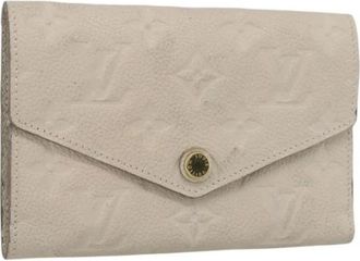 Louis Vuitton Pre-owned Wallets, female, Beige, Size: ONE SIZE Pre-owned Vintage Canvas Wallet