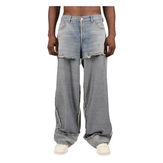 Haikure Jeans Wide-Leg - - Jeans - Uomo - Blu - W36
