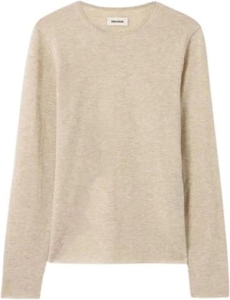 Zadig&Voltaire Maglione Teiss CP - - Knitwear - Uomo - Beige - XL