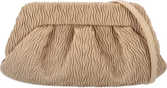Themoir&egrave; Compact Vegan Baguette Bag with Adjustable Strap and Magnetic Closure