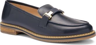Ara Angelica Bit Apron Toe Loafer in Navy at Nordstrom, Size 10.5