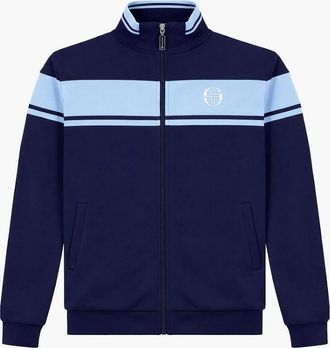 Sergio Tacchini Mens Sergio Tacchini Damarindo Track Top Jacket Maritime Blue/Baltic Sea - Navy - Size: 38/Regular
