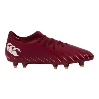 Canterbury Of New Zealand Unisex Adult Speed Falcon Team Firm Ground Rugby Boots (Red Dahlia) - Size UK 13