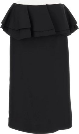 Plan C Plan C, Rokken, Dames, Zwart, M, Midi Rok