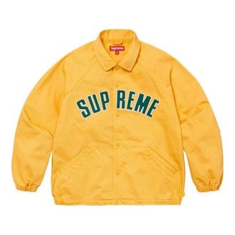 SUPREME Arc Denim Coaches Jacket Yellow Green SUP-SS24-174