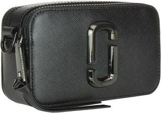Marc Jacobs Womens Crossbody Bag Black Split Cow Leather Crossbody-bags