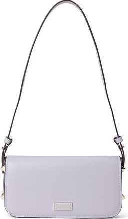 Kate Spade New York Liv Shoulder Bag Shoulder Womens Handbags Lavender Cream, Leather
