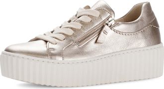 Gabor Platform Zip Sneaker in Puder at Nordstrom, Size 10.5Us
