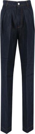 Nine In The Morning Agostina Wide Jeans - Dames - Loose Fit Jeans - Blauw - W27 - Katoen - Jeans