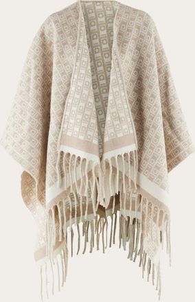 Ferragamo Women Ferragamo Monogram cape White
