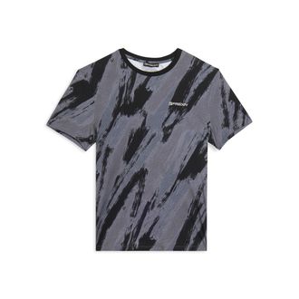 Freddy T-shirt stampata effetto pennellata in cotone