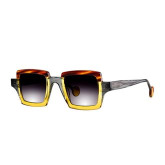 Theo Eyewear Multicolor Orphisme Acetate Square Sunglasses