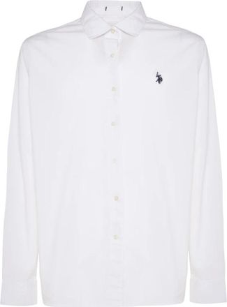 U.S.Polo Association ZAM Camicia M/L - Heren - Zakelijke Overhemden - Wit - 3XL - Overhemden