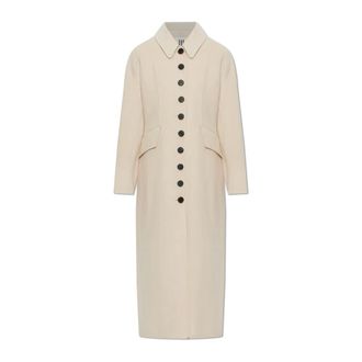 By Malene Birger Jassen, Dames, Beige, M, Wol, Wool Coat Magdalena
