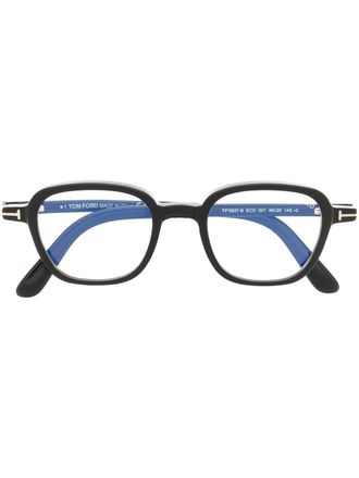 Tom Ford Eyewear Bril met vierkant montuur - Zwart