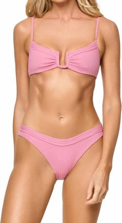 L*Space Peyton Bikini Top In Fleur