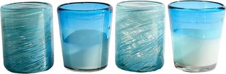 Verve Culture Handblown Glasses - Set of 4 in Aqua at Nordstrom