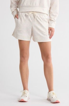 Yogalicious Jublilee Confetti Scuba Knit Shorts in Sugar Swizzle Confetti at Nordstrom Rack, Size X-Large