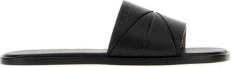 Loewe Black Slip On Slides