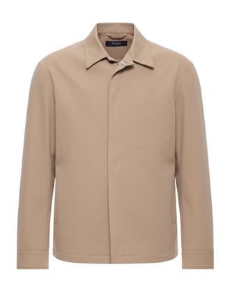 Cellar Door Beige Cotton Teo Jacket With Zip