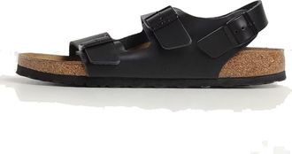 Birkenstock Milano Leather Narrow Fit Sandals Black 034193