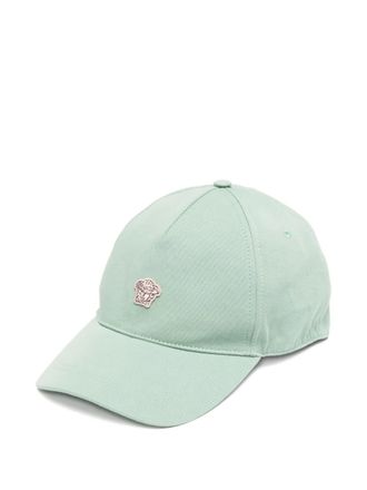 Versace embroidered medusa baseball cap - men - Cotton - 58 - Green