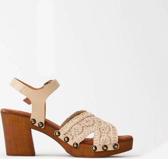 Seychelles Womens Ravenna Woven Platform Sandals In Natural
