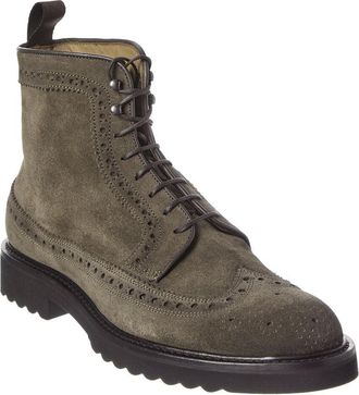 Antonio Maurizi Lace-Up Suede Boot